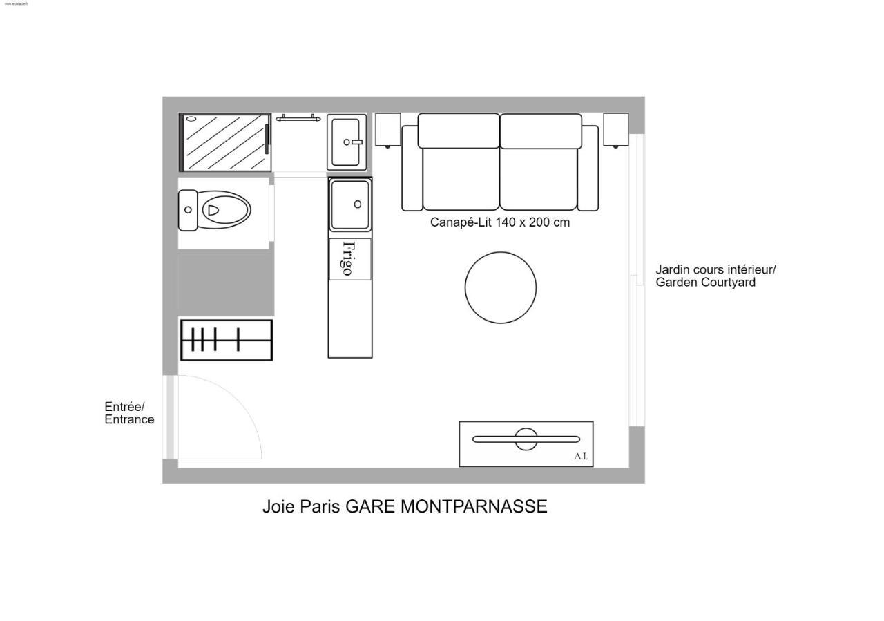 Apartmán Joie Paris Gare Montparnasse Exteriér fotografie